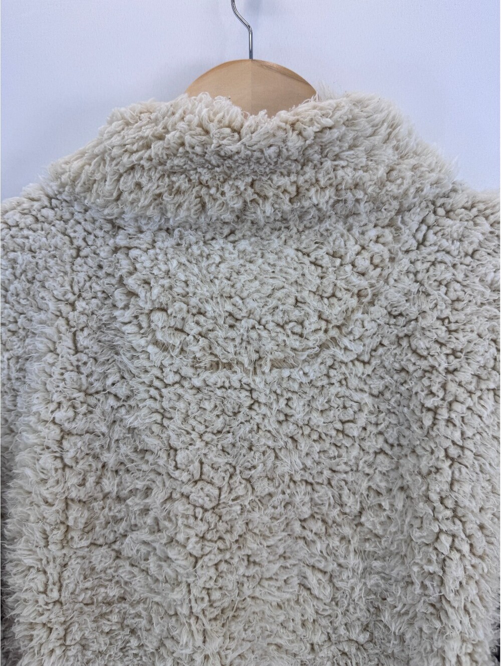 Simply Southern SOFT Sherpa Preppy Pullover Women's M Cream Quarter Zip Fuzzy - Picture 7 of 10
